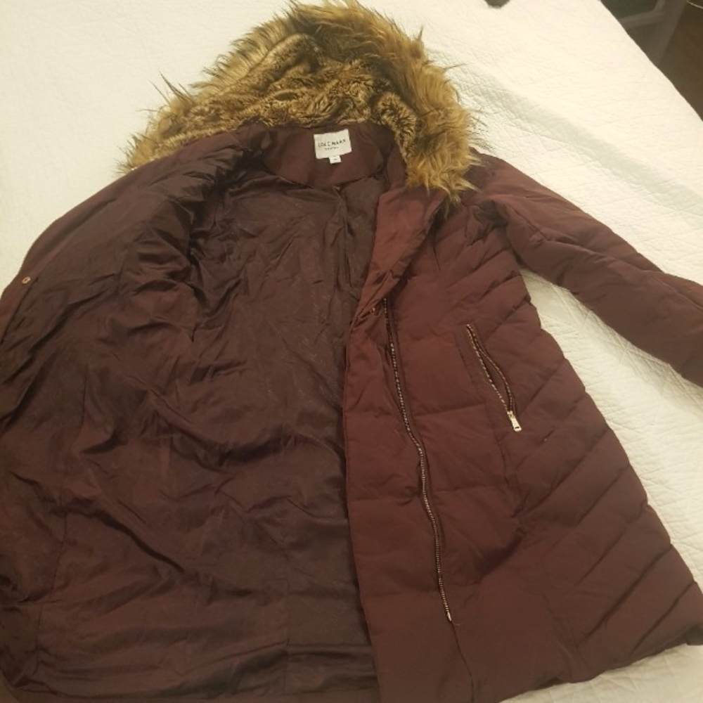 Cole Haan Asymmetrical Puffer Jacket